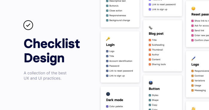 Checklist Design