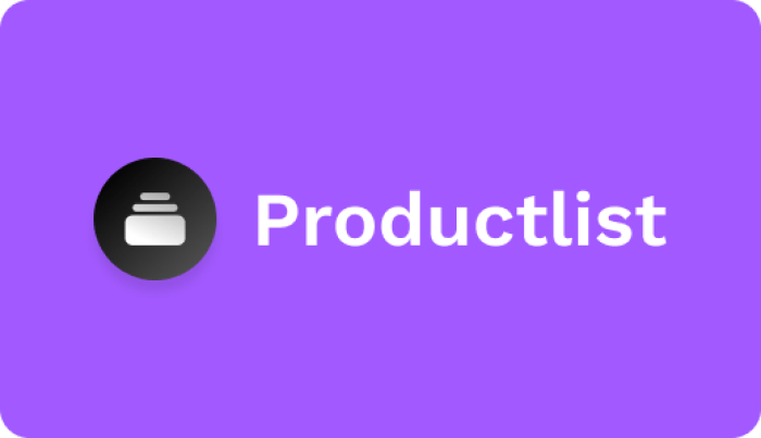 Productlist