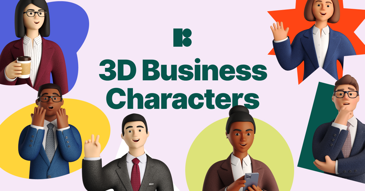 3d Business Characters